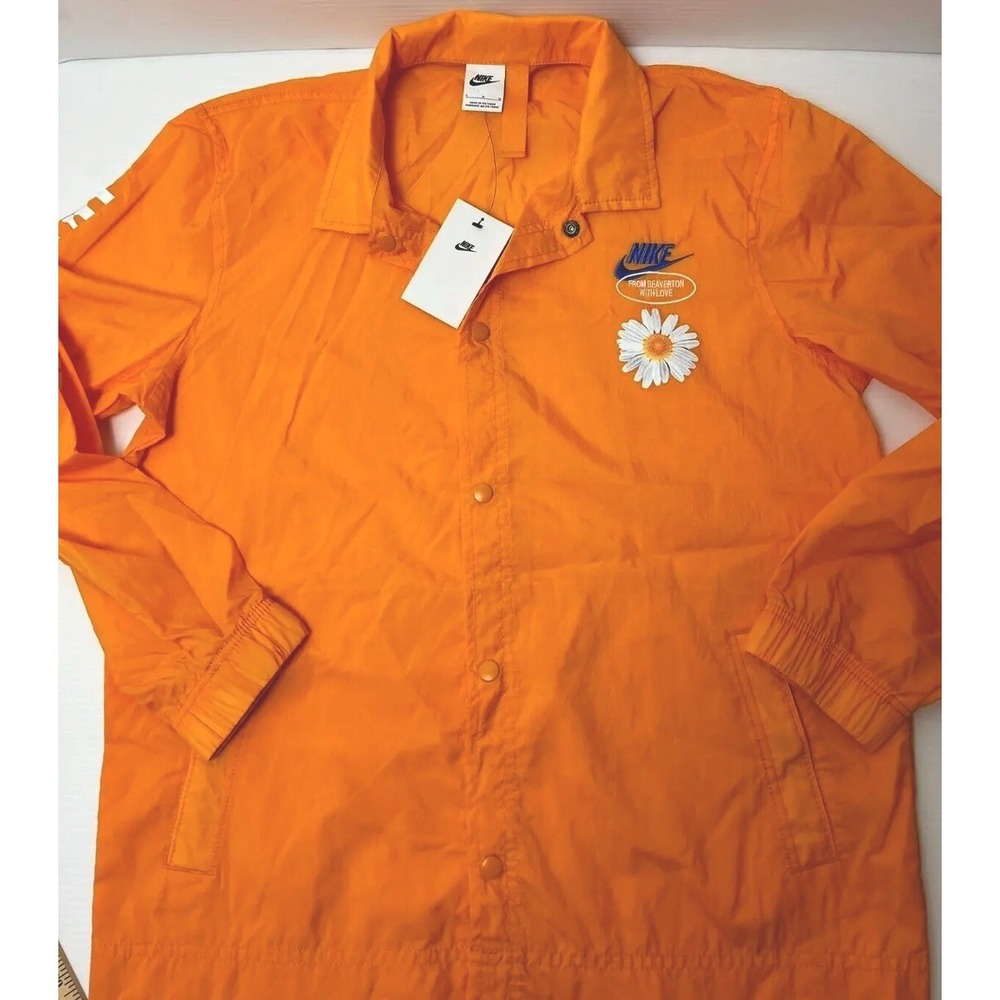 New Nike Mens Have a Nike Day Embroidered Coach Jacket Size Large DM5055-886